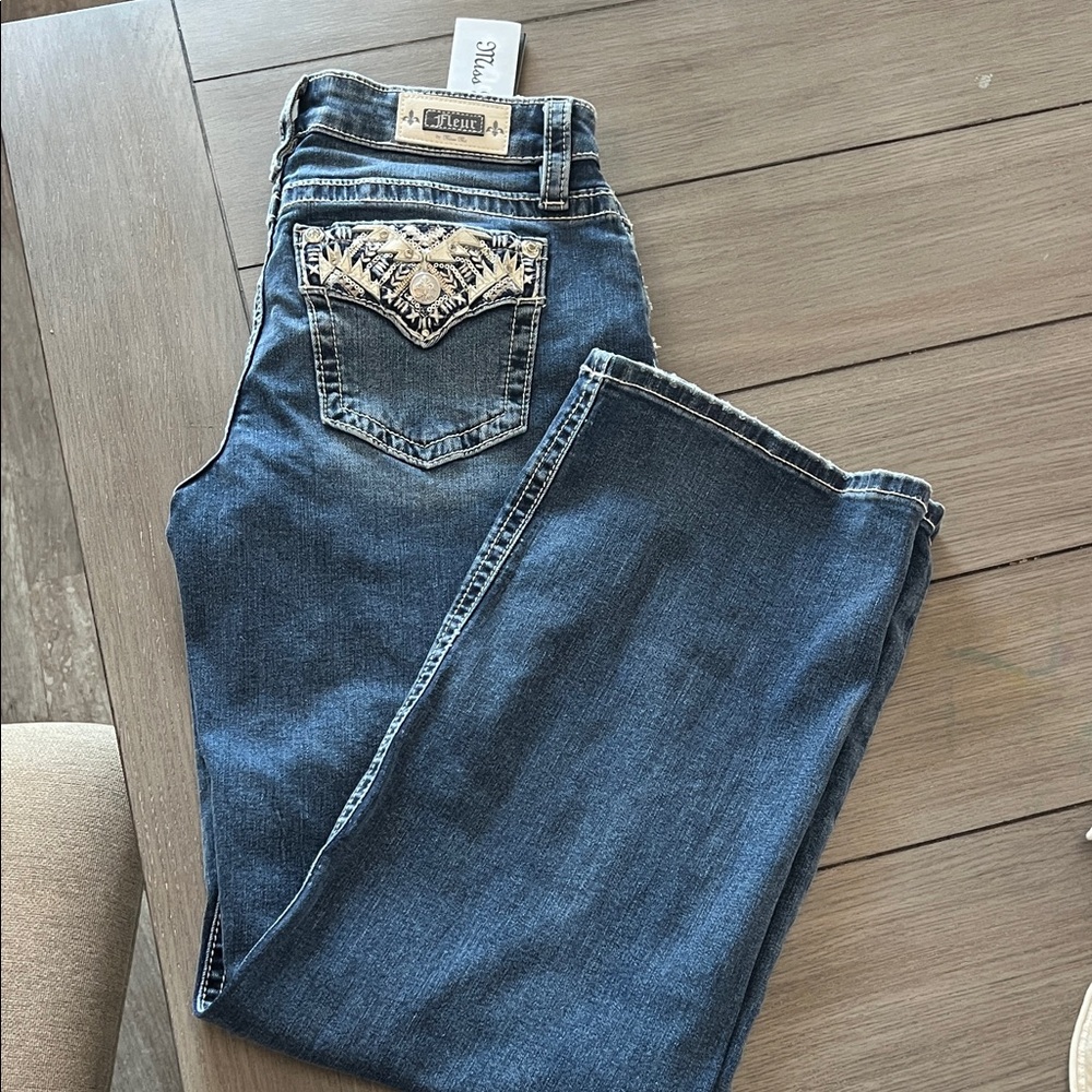 NWT Miss Me Jeans - Size 28/9 Slim Wide Leg